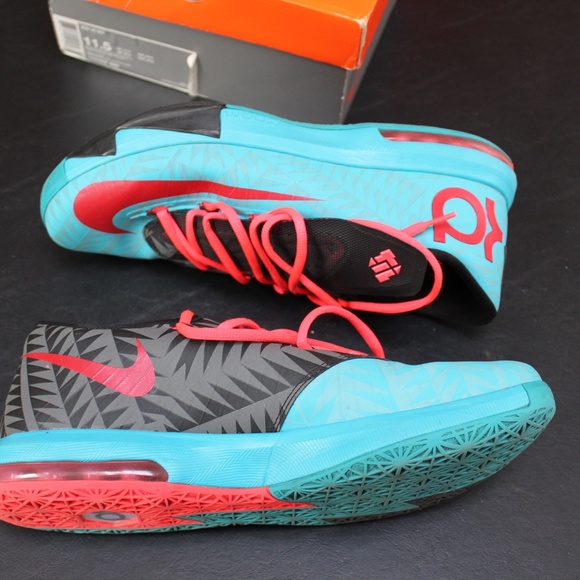 NIKE ZOOM KEVIN DURANT KD VI 6 N7 626368-466 - Picture 2 of 4